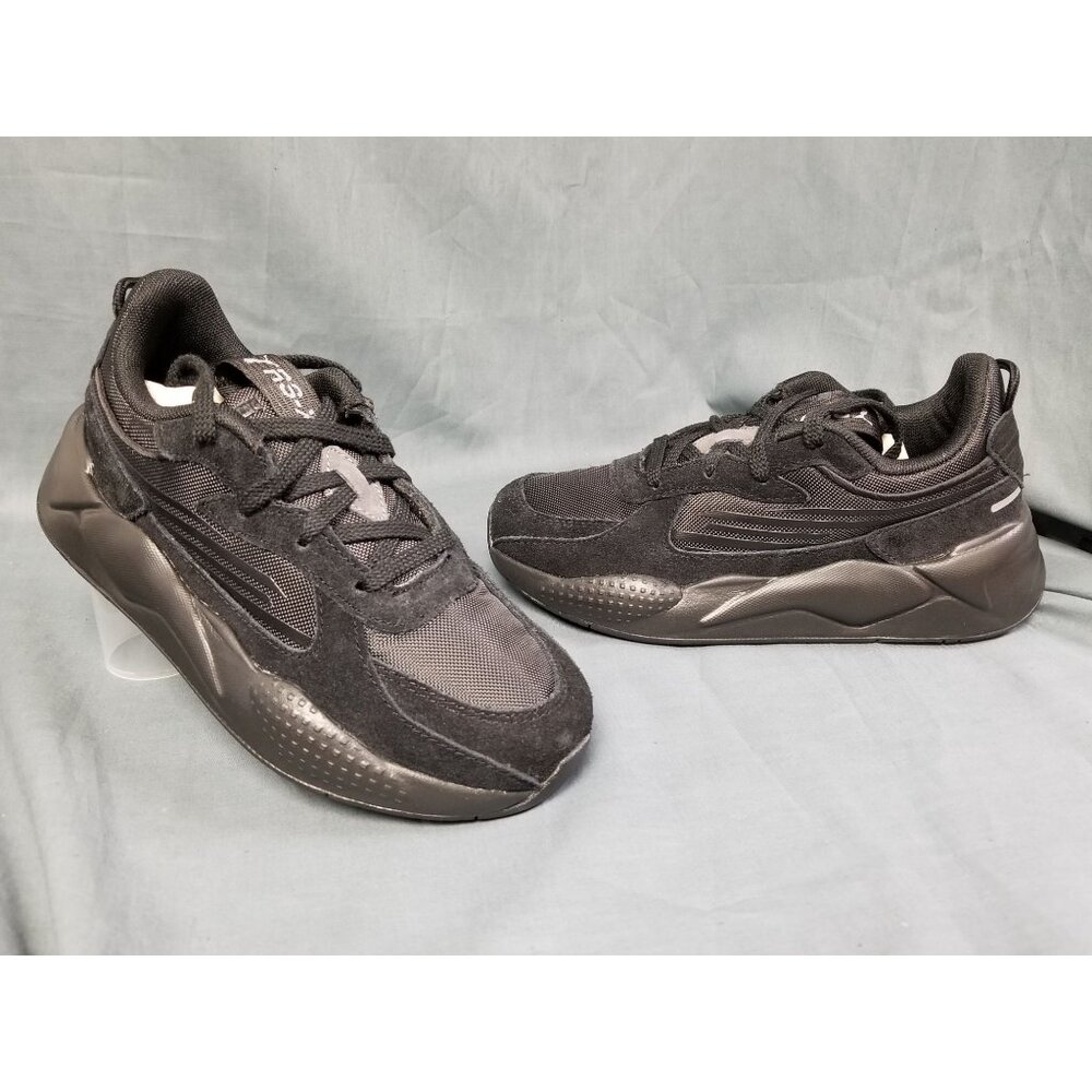 Puma Kids RS-X P.E.B PS Athletic Sneakers Black Size 3c NEW IN BOX!